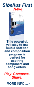 Sibelius First - Play,Compose,Share - More info